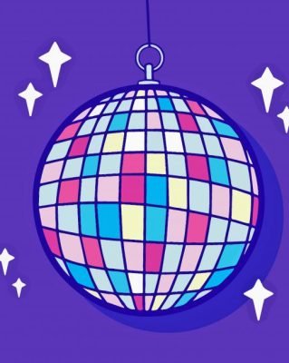 Aesthetic Disco Ball Art Paint By Number