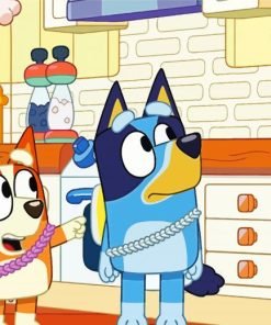 Bluey Cartoon Paint By Number