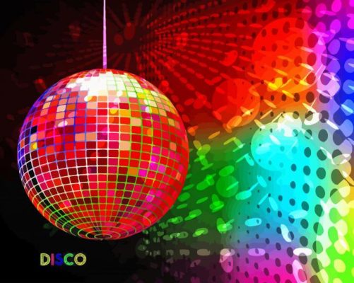 Aesthetic Disco Ball Paint By Numbers 