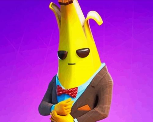 Aesthetic Fortnite Banana Paint By Number