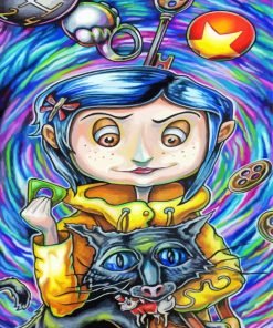 Aesthetic Coraline Art Paint By Number