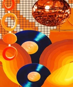 Aesthetic Disco Ball Paint By Number