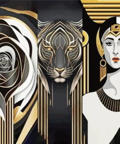 Art Deco Paint By Number