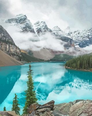 Banff National Park Canada Paint By Numbers 