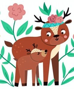 Boho Deers Paint By Number