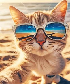 Cat Taking a Selfie Paint By Number