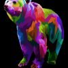 Colorful Bear Pop Art Paint By Number