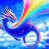 Colorful Dragon Flying Paint By Number