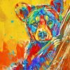 Colorful Bear Art Paint By Number art