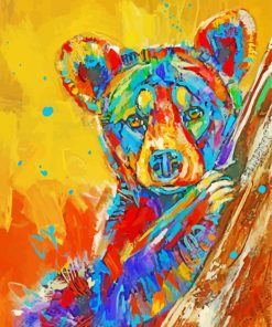 Colorful Bear Art Paint By Number art