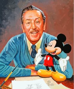 Walt And Mickey Paint By Number