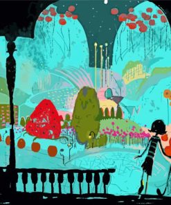 Coraline Silhouette Paint By Number