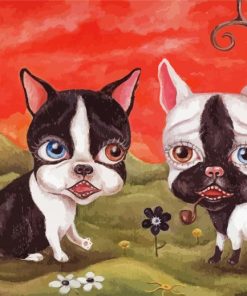 Cute French Terriers Paint By Number