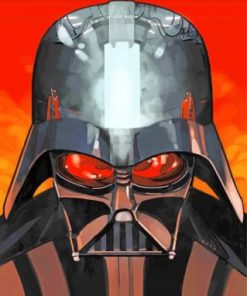 Lord Darth Vader Paint By Number