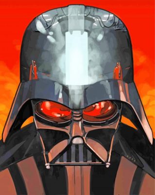 Lord Darth Vader Paint By Number