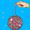 Disco Ball Pop Art Paint By Number