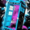 Tardis Splatter Paint By Number