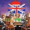 English Dogs Playing Poker Paint By Number