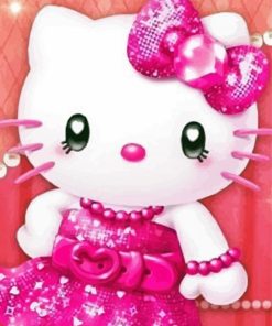 Gorgeous Hello Kitty Paint By Number