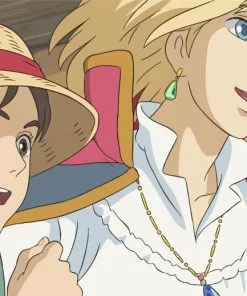 Howls Moving Castle Paint By Number