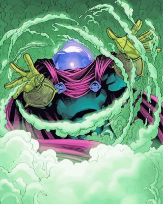 The Supervillain Mysterio Paint By Numbers 