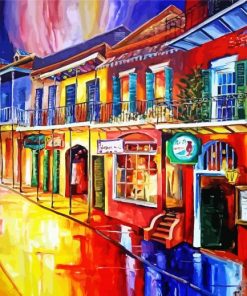 New Orleans Bourbon Street Paint By Number