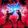 Obi Wan Vs Anakin Skywalker Paint By Number