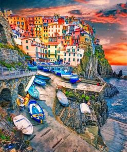 Cinque Terre National Park Paint By Number