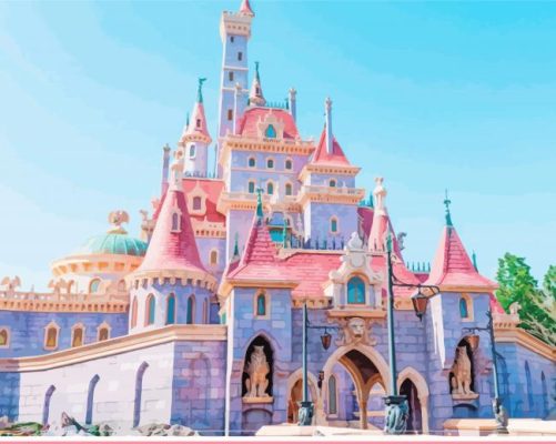 Tokyo Disney Castle Paint By Number

