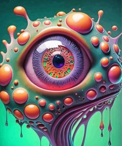 Weird Eye Paint By Numbers art