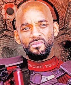 Will Smith Suicide Squad Paint By Numbers art
