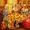 Women Quilting Paint By Numbers