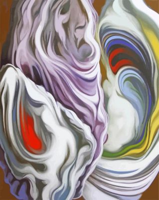 Abstract Oyster Paint By Numbers