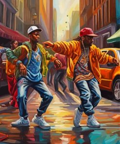 African Hip Hop Dancers Paint By Numbers