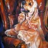 American Cocker Spaniel Dog Paint By Numbers