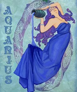 Aquarius Rising Paint By Numbers
