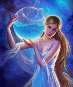 Aquarius Lady Paint By Numbers