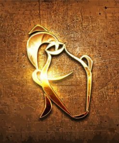 Aquarius Sign Paint By Numbers