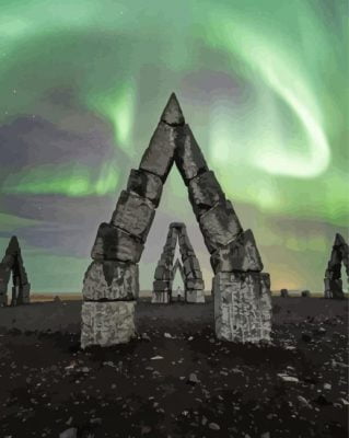 Arctic Henge Paint By Number