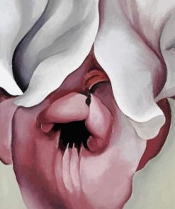 Black Iris Okeeffe Paint By Numbers