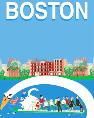 Boston Poster Paint By Number