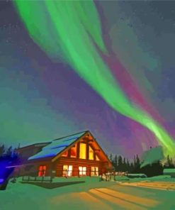 Canadian Northern Lights Paint By Number
