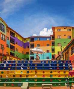 Colombia Madellin City Paint By Number