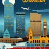 Colorado Denver City Poster Paint By Numbers