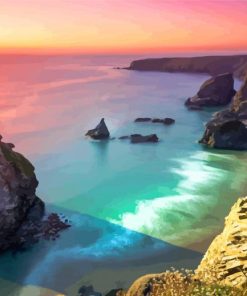 Cornwall Seascape Paint By Number
