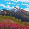 Crested Butte Colorado Poster Paint By Number