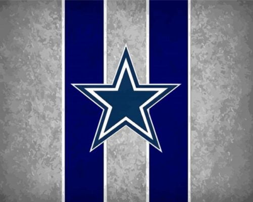 Dallas Cowboys Flag Paint By Number