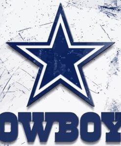 Dallas Cowboys Crest Paint By Number