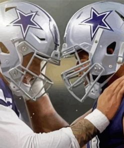 Dallas Cowboys Football Players Paint By Number