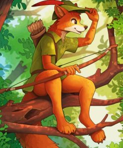 Disney Robin Hood Paint By Numbers